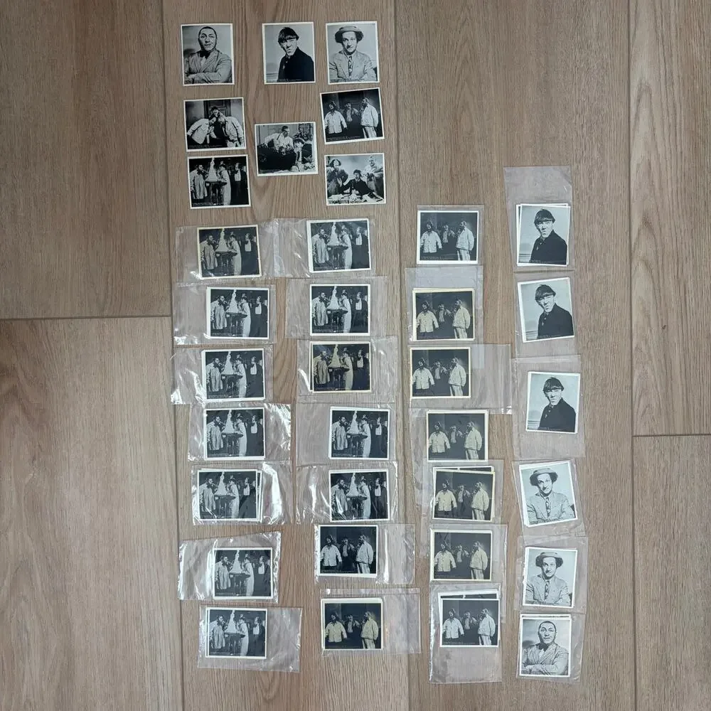HUGE LOT 224 Vintage Three Stooges Stickers 28 Sets